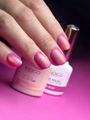 Rosa shimmer gellakk
