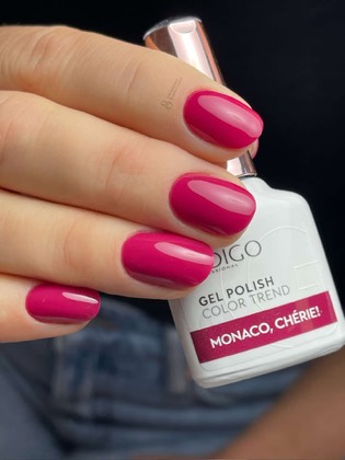 Rosa-rød gellakk Monaco Chérie